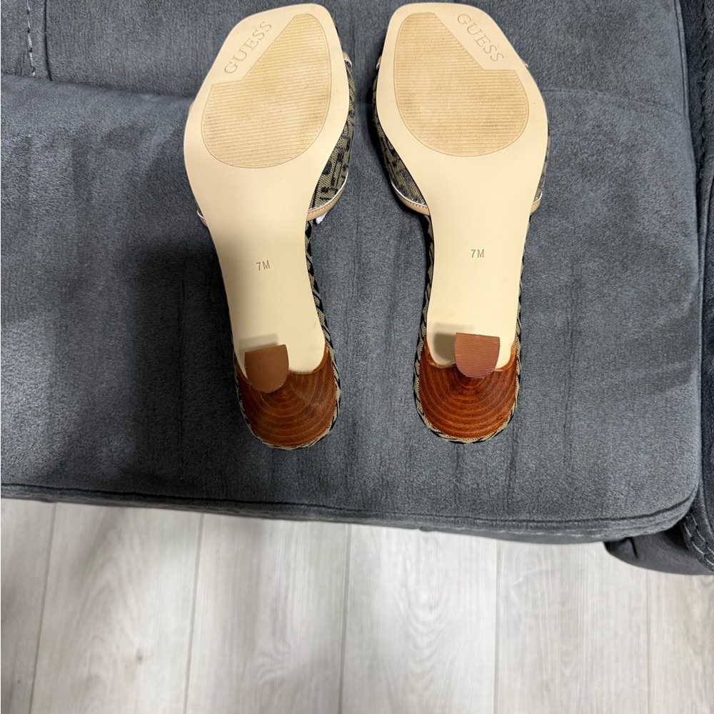 Guess Women's Tan and Brown Wedge Heels